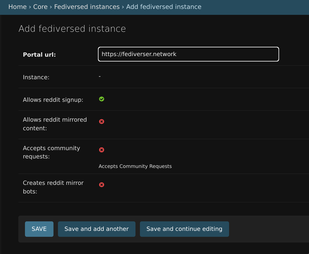 Form to add fediverser.network